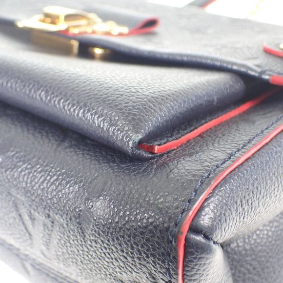 Louis Vuitton Vavin PM Shoulder Bag Emplant Marine Rouge Gold Hardware - Picture 9 of 10